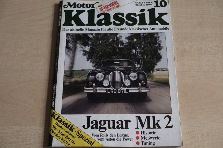 Motor Klassik 10/1986